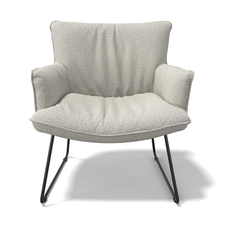 Lounge Chair Slide – Sleek Sled Base in Easy-Care Sneak Fabric