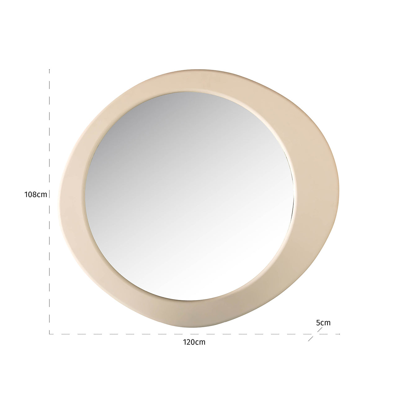 Mirror Clayton (Beige)