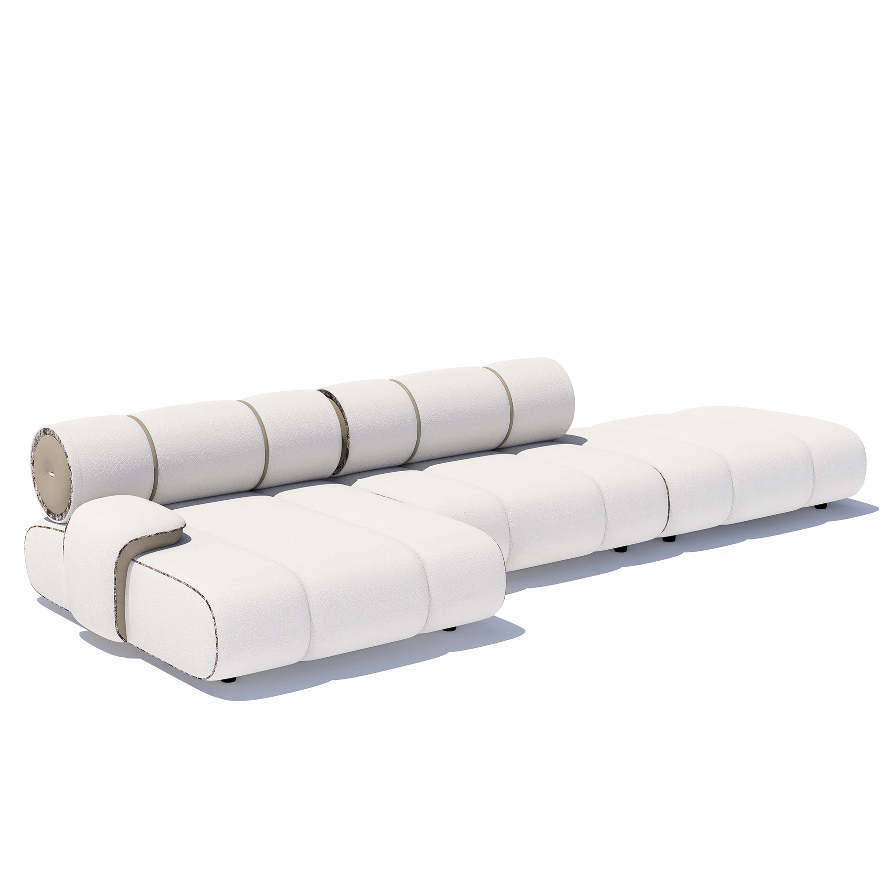 Sofa Orian White 154x386x116cm