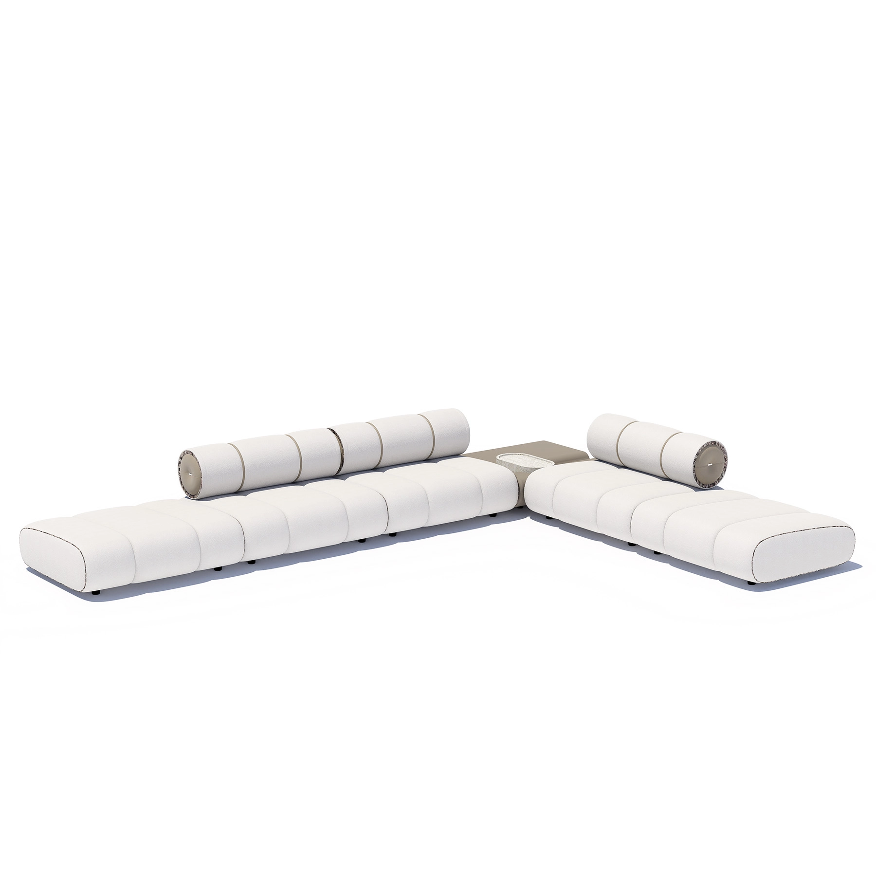 Sofa Orian White 486x359cm