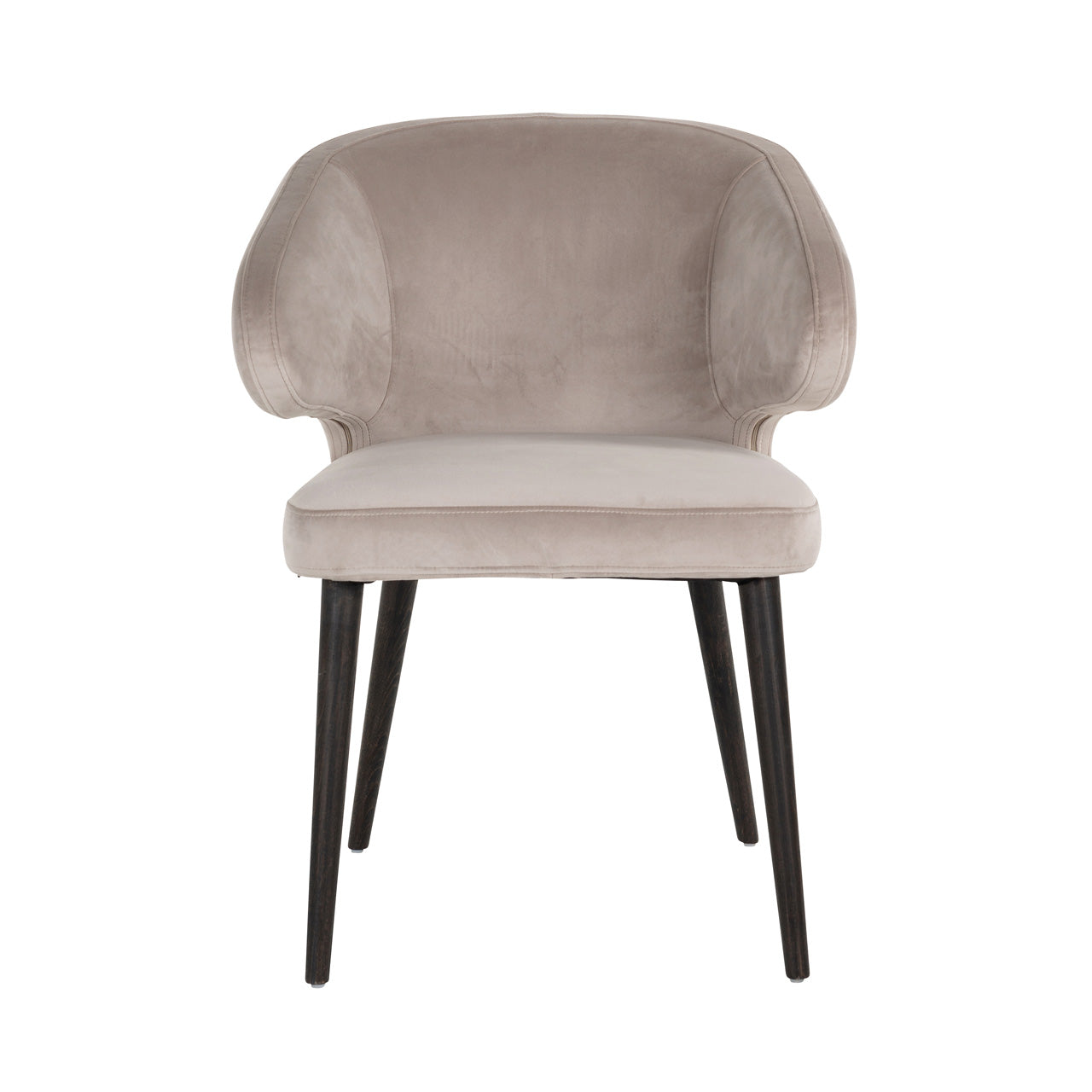 Chair Indigo - khaki velvet (Quartz Khaki 903)