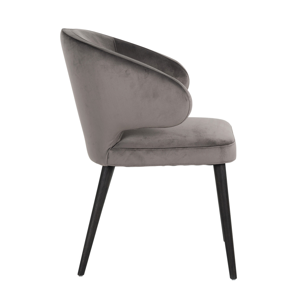 Chair Indigo - stone velvet (Quartz Stone 101)