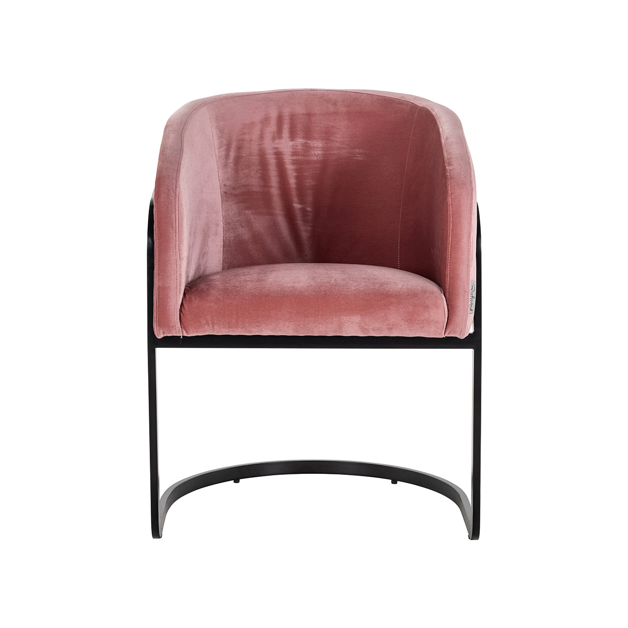 Chair Chiara - blush velvet (Genova 706  Blush)