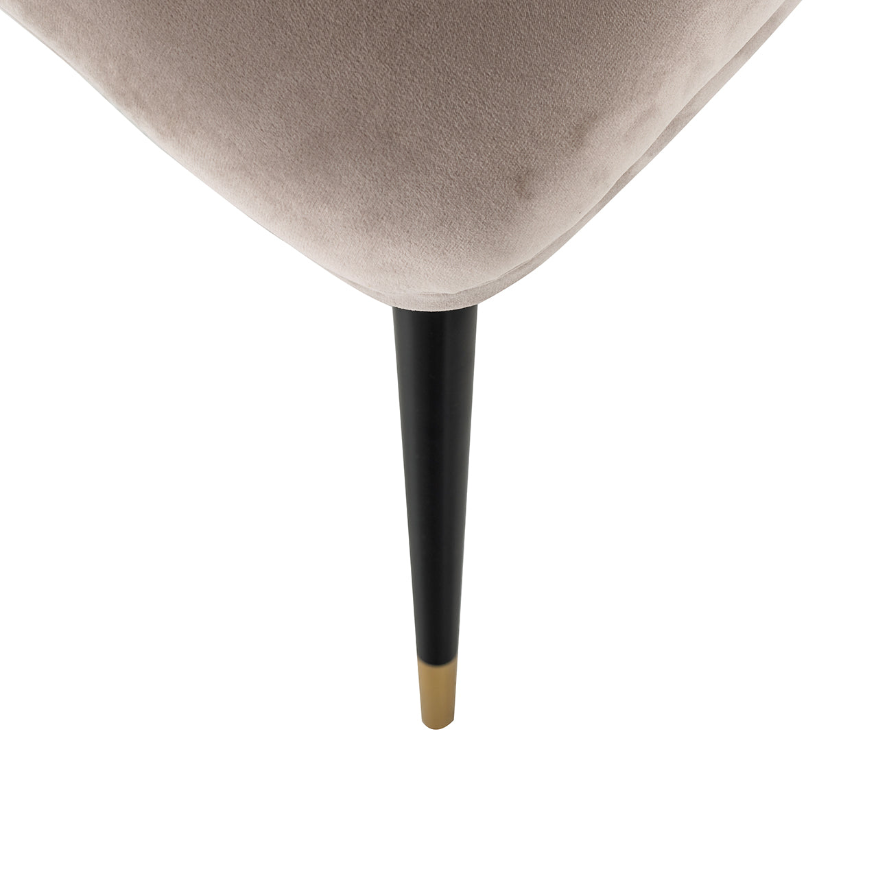 Chair Alicia - khaki velvet fire retardant (FR-Quartz 903 Khaki)