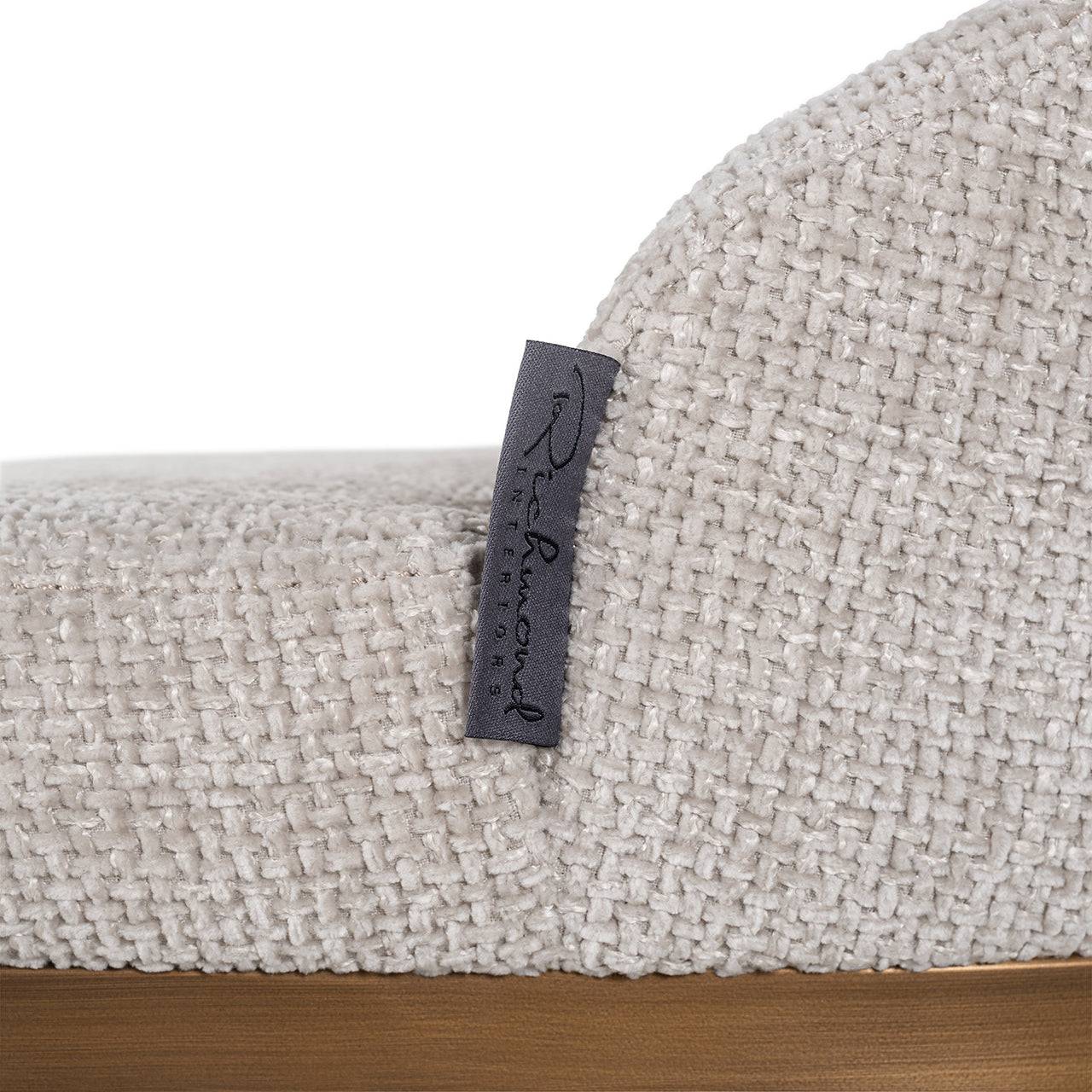 Bar stool Bolton natural renegade / brushed gold (Renegade Natural 01)