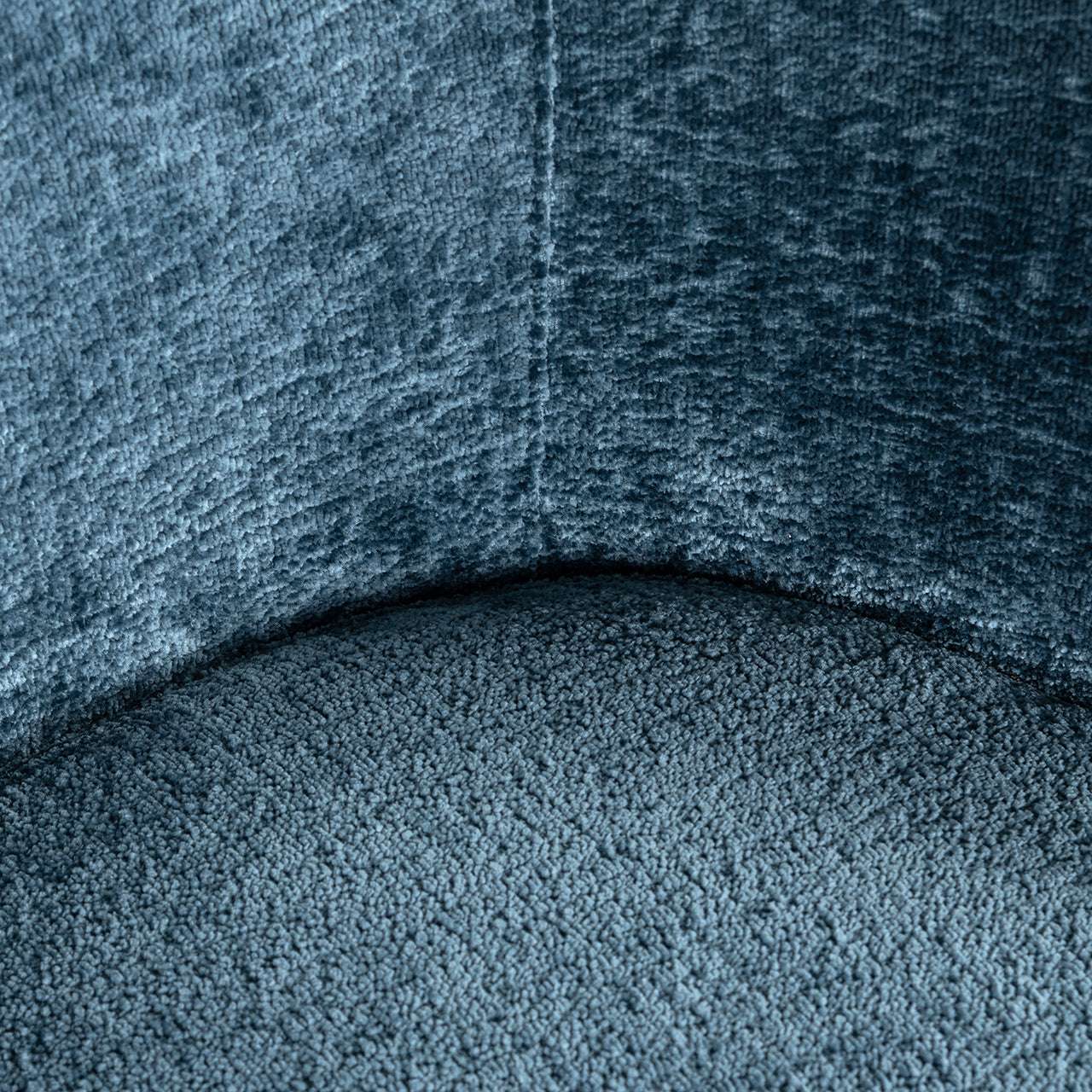 Chair Amphara blue chenille fire retardant (Bergen 601 blue chenille)
