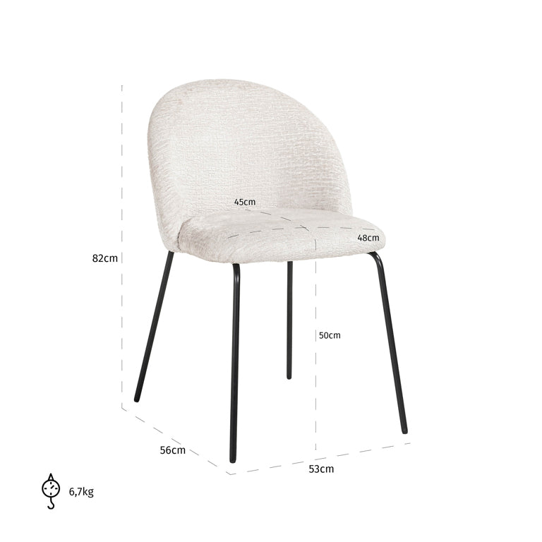 Chair Alyssa - shell fusion