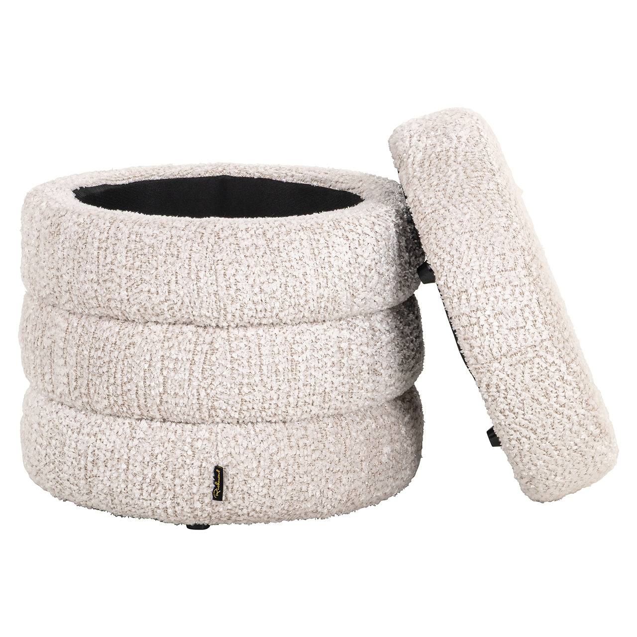 Pouffe Adele lovely cream (Be Lovely 11 Cream)