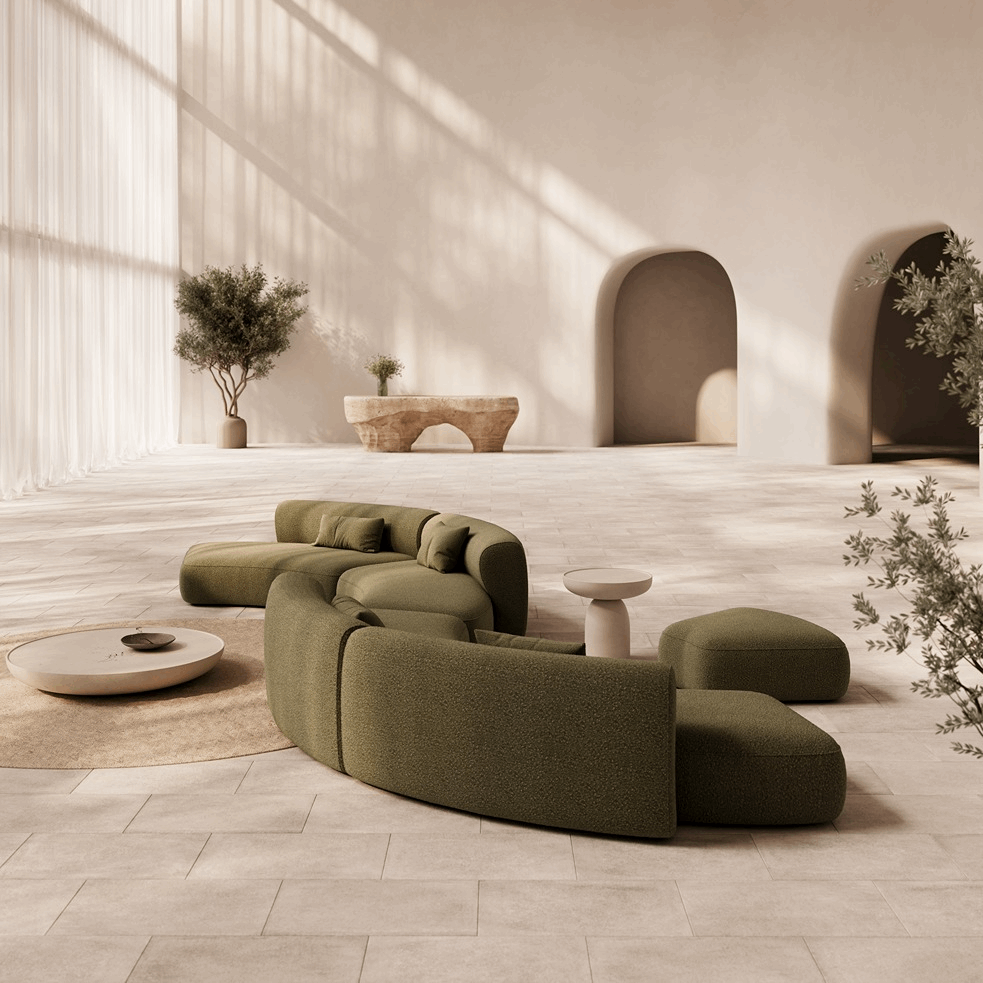 Sofa Elba – Olive Green