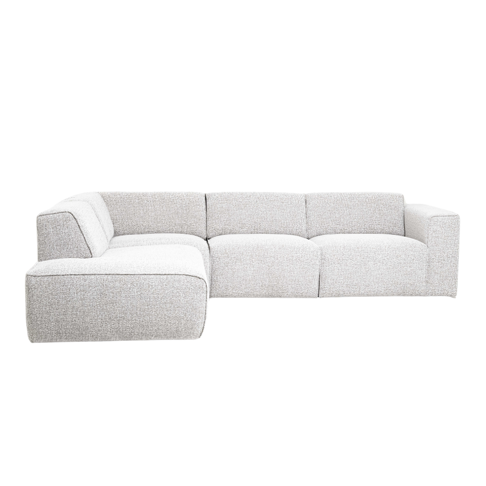 Sofa Langford - Light Grey Modern Corner Sofa 282×222 cm