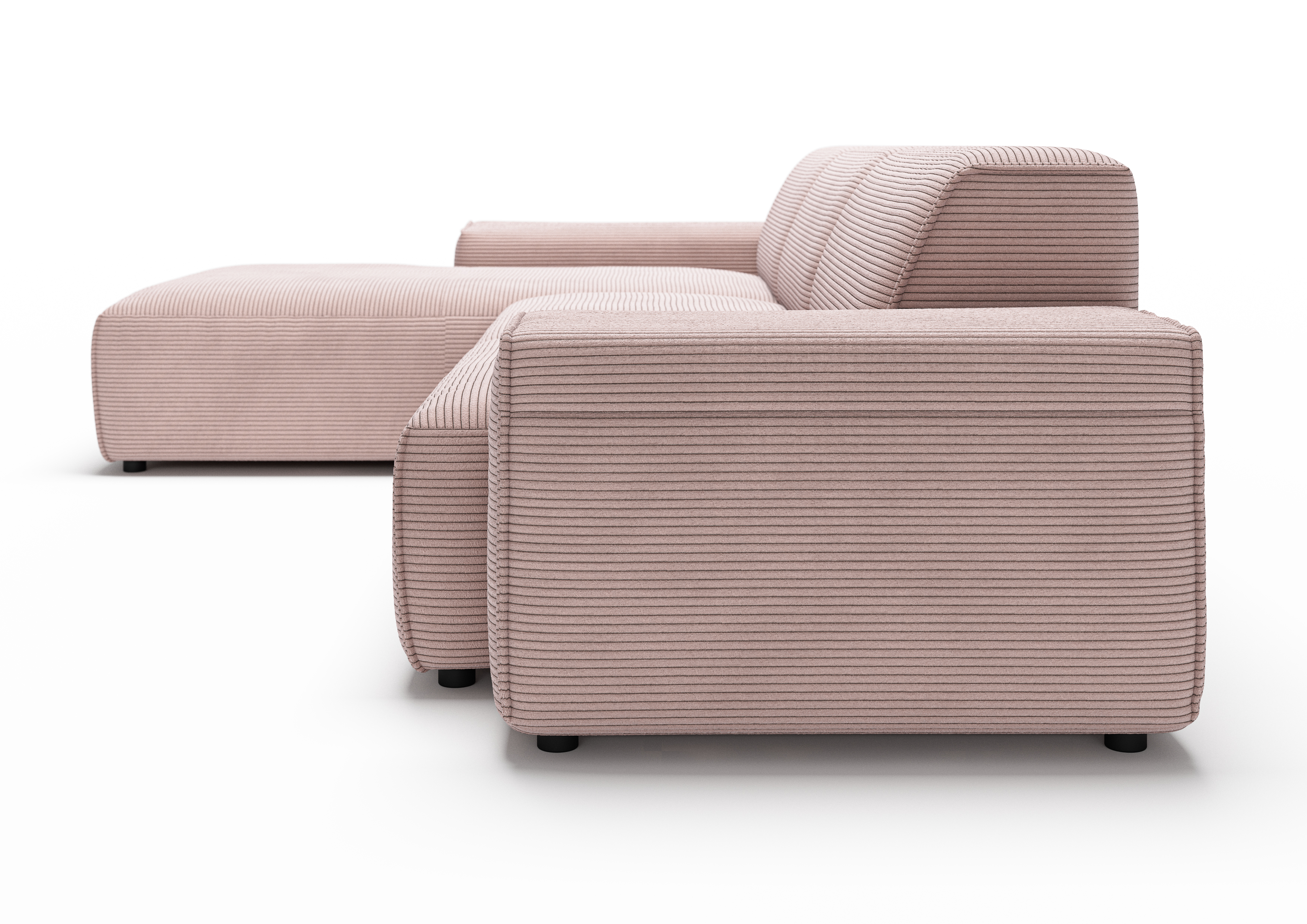 Sofa Linton – Champagne Rosé – 299x189 cm