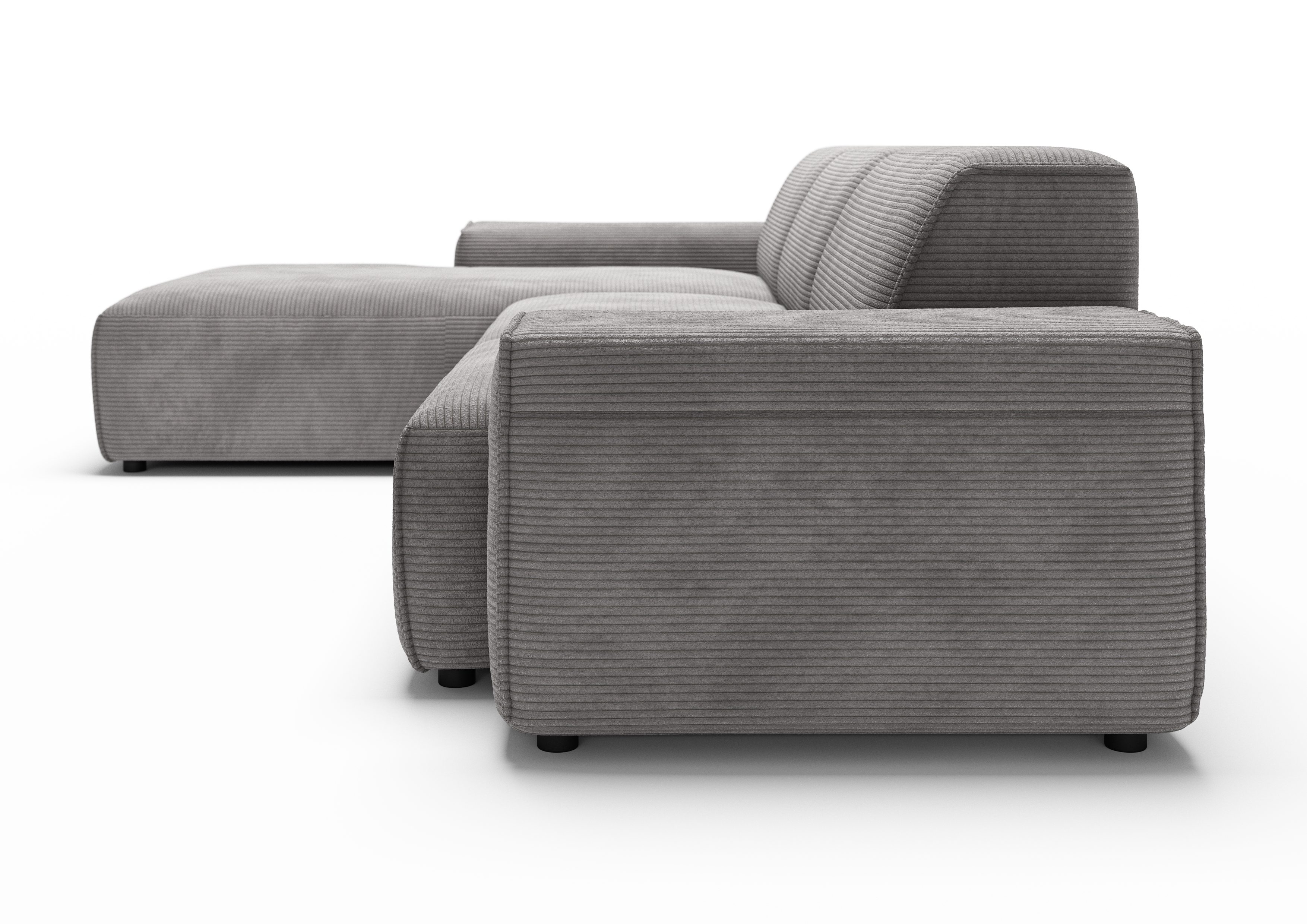 Sofa Linton – Dark Grey – 299x189 cm