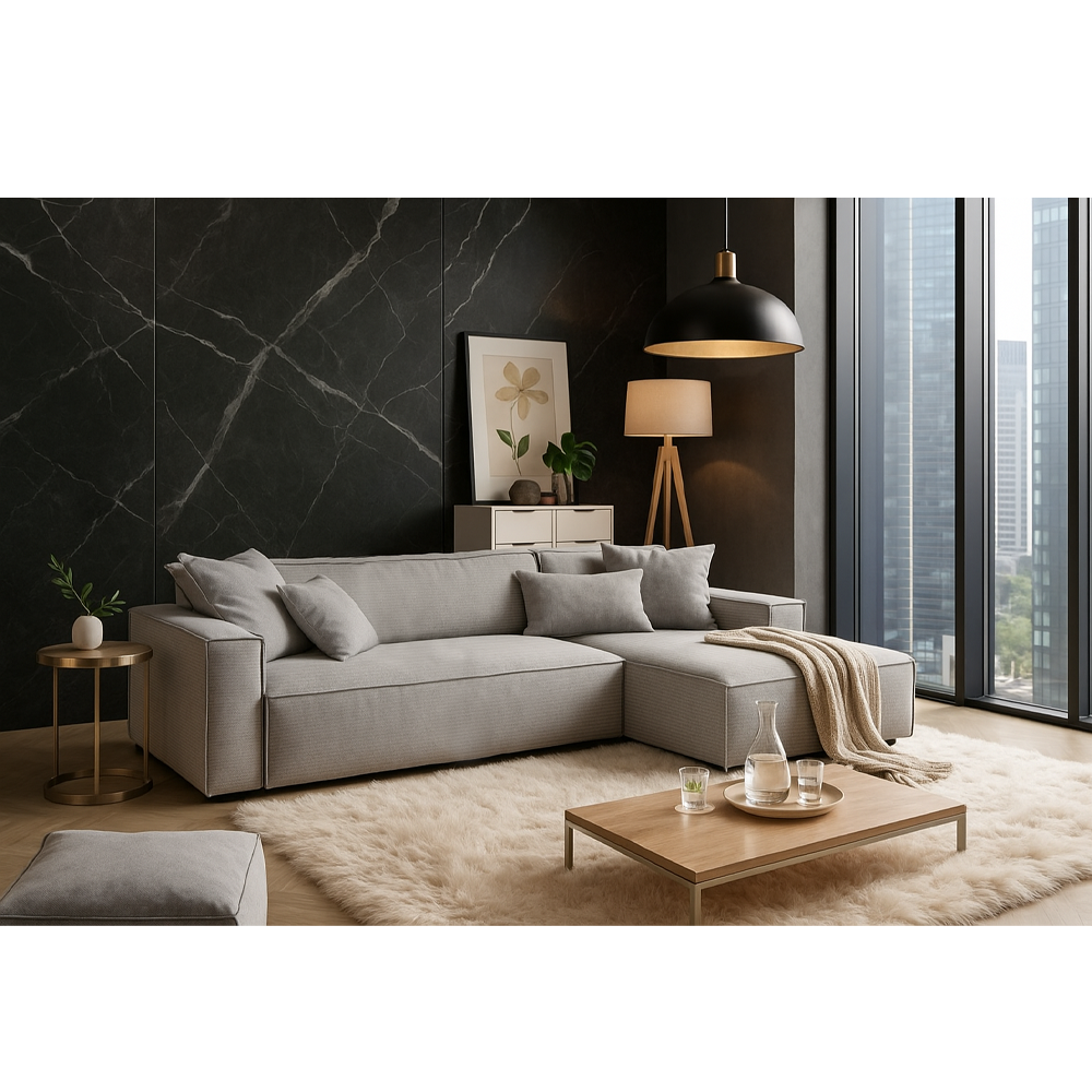 Sofa Midtown - Grey -  Lounge | 276x168cm | 296x168cm