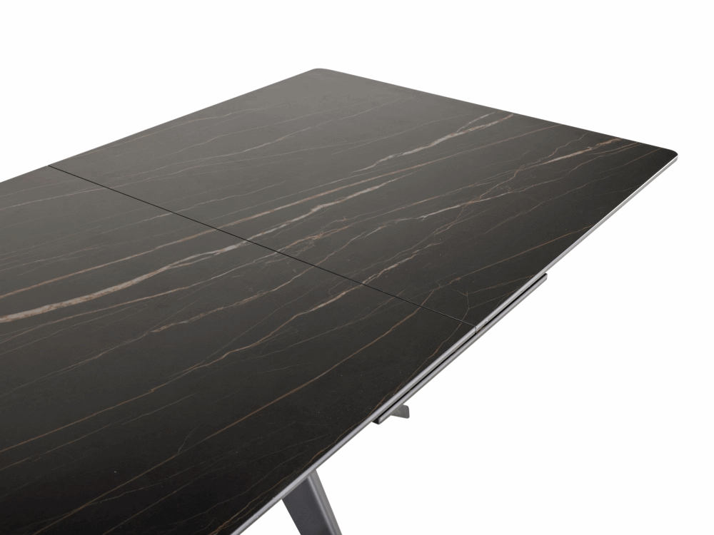 Dining Table Haku - Mat Black Ceramic 180/230cm