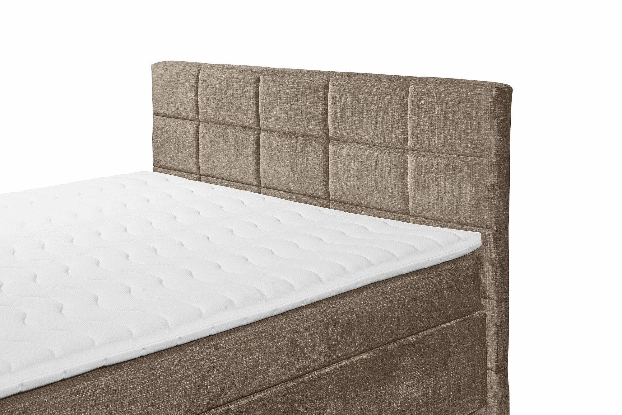 Boxspring Naravo - Brown | Includes Base and Topper