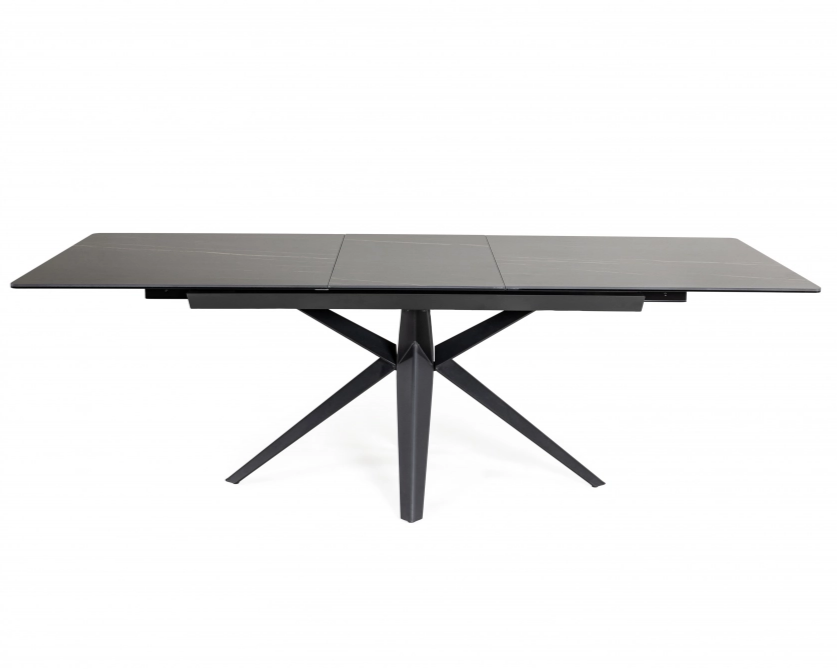 Dining Table Harmony - Mat Black Ceramic 160cm | Extendable 210cm