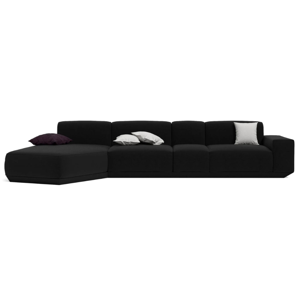 Sofa Cube Musa - Black | 387x174cm