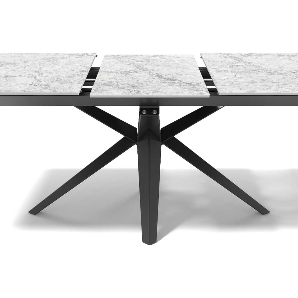 Dining Table Harmony - Ceramic White 160cm | Extendable 210cm