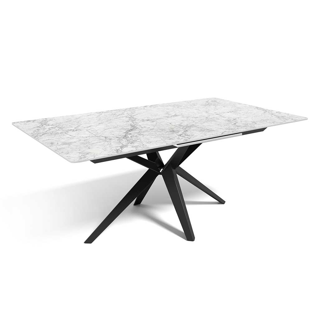 Dining Table Harmony - Ceramic White 180cm | Extendable 230cm