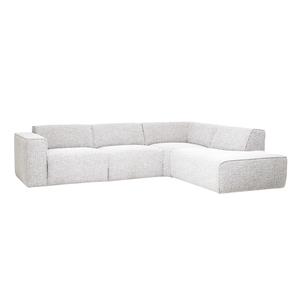 Sofa Langford - Light Grey Modern Corner Sofa 282×222 cm