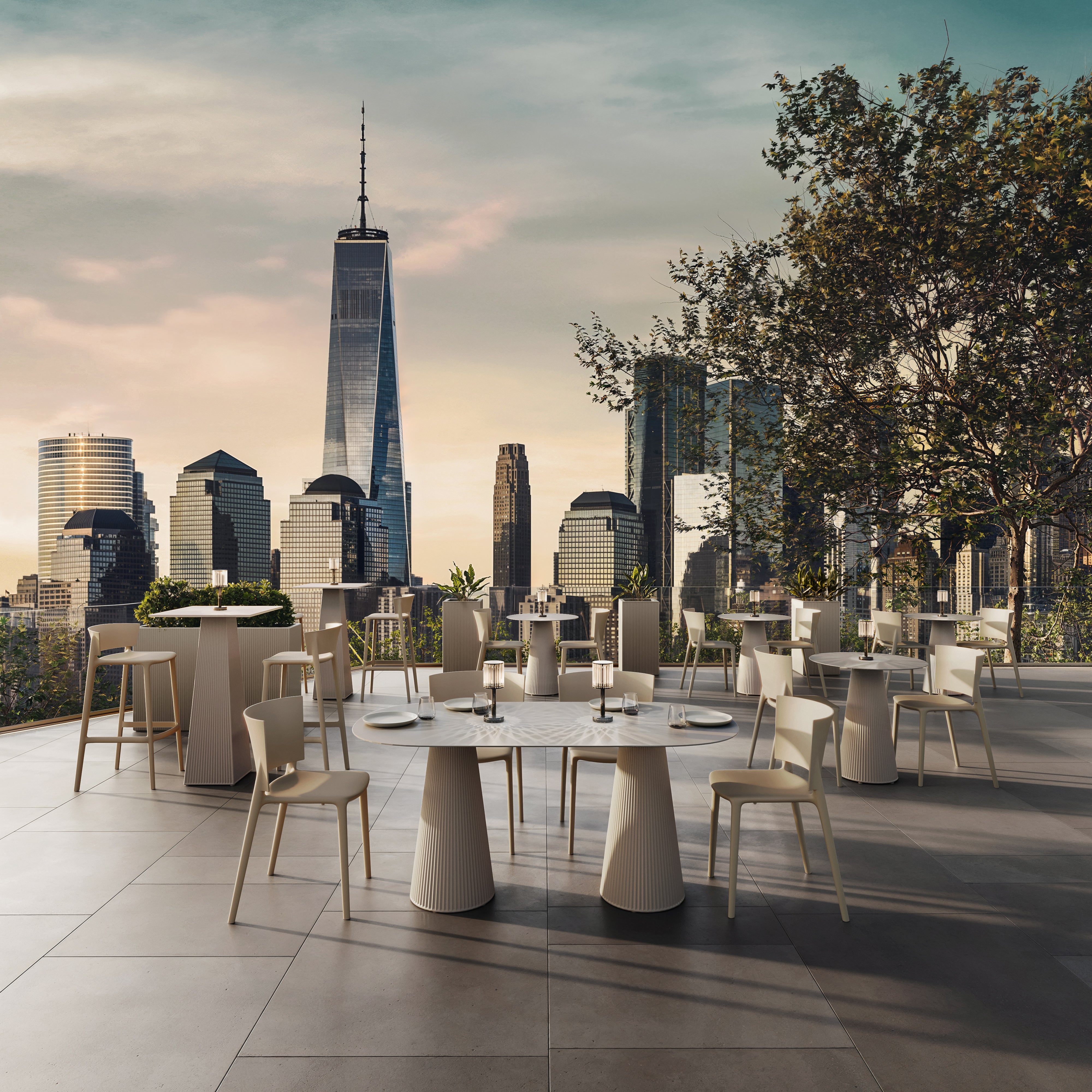 Gatsby Prisma Planter 40X40X80 Cm