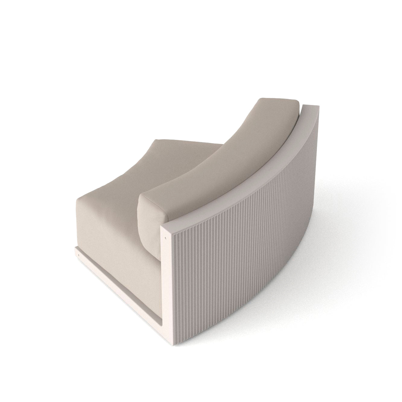 Gatsby Round Corner 45º Section