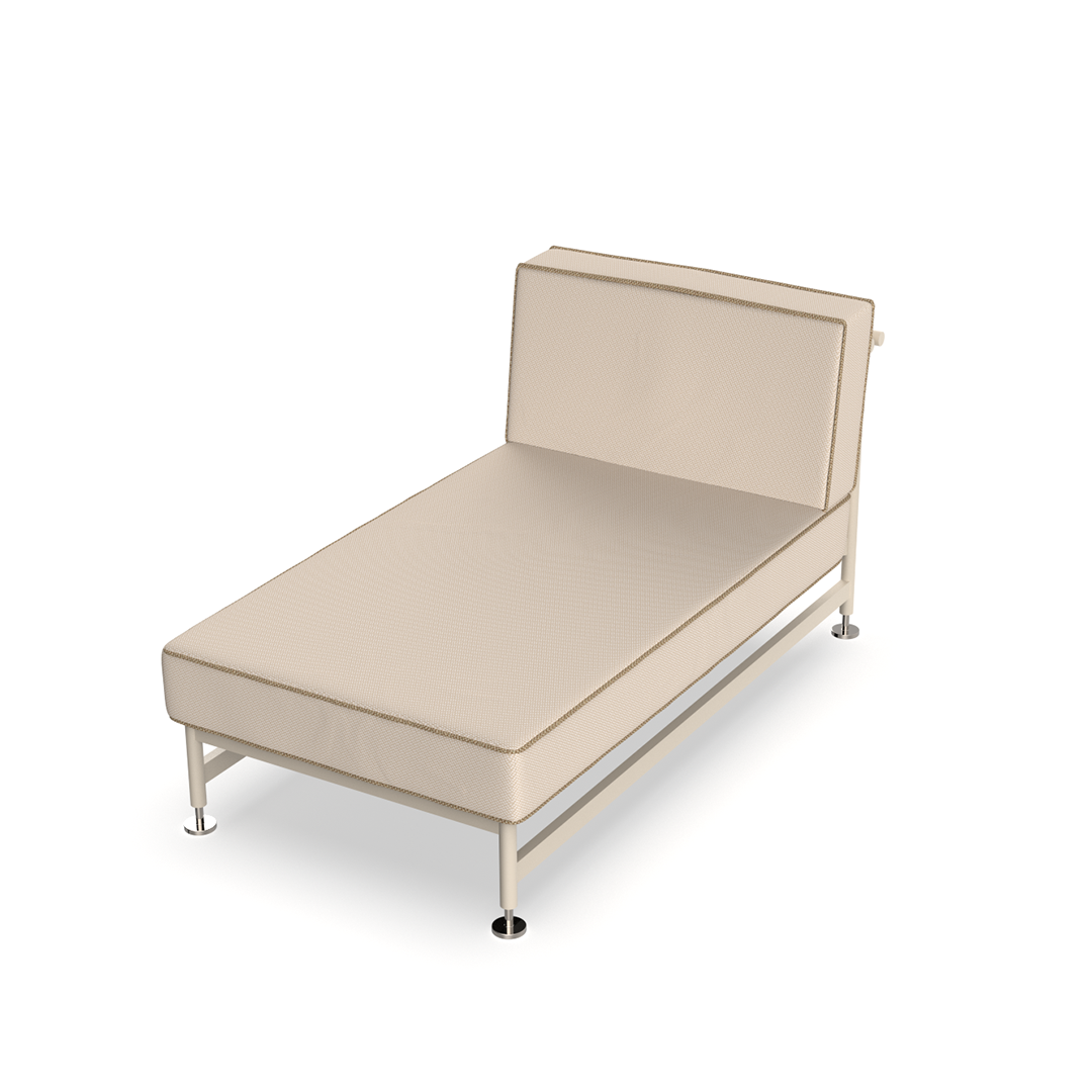 Hamptons Chaiselongue Armless Section