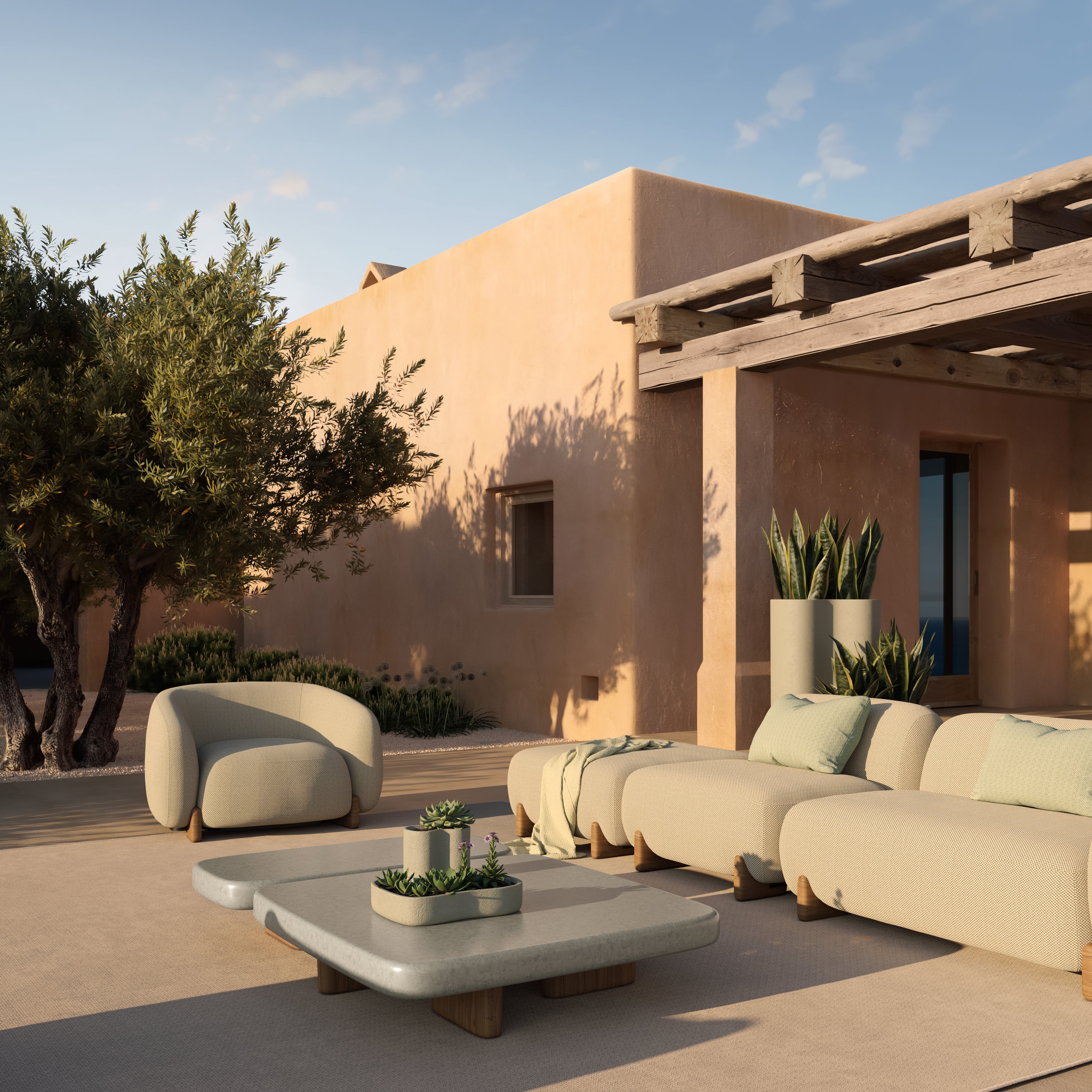 Milos Sectional Sofa Left