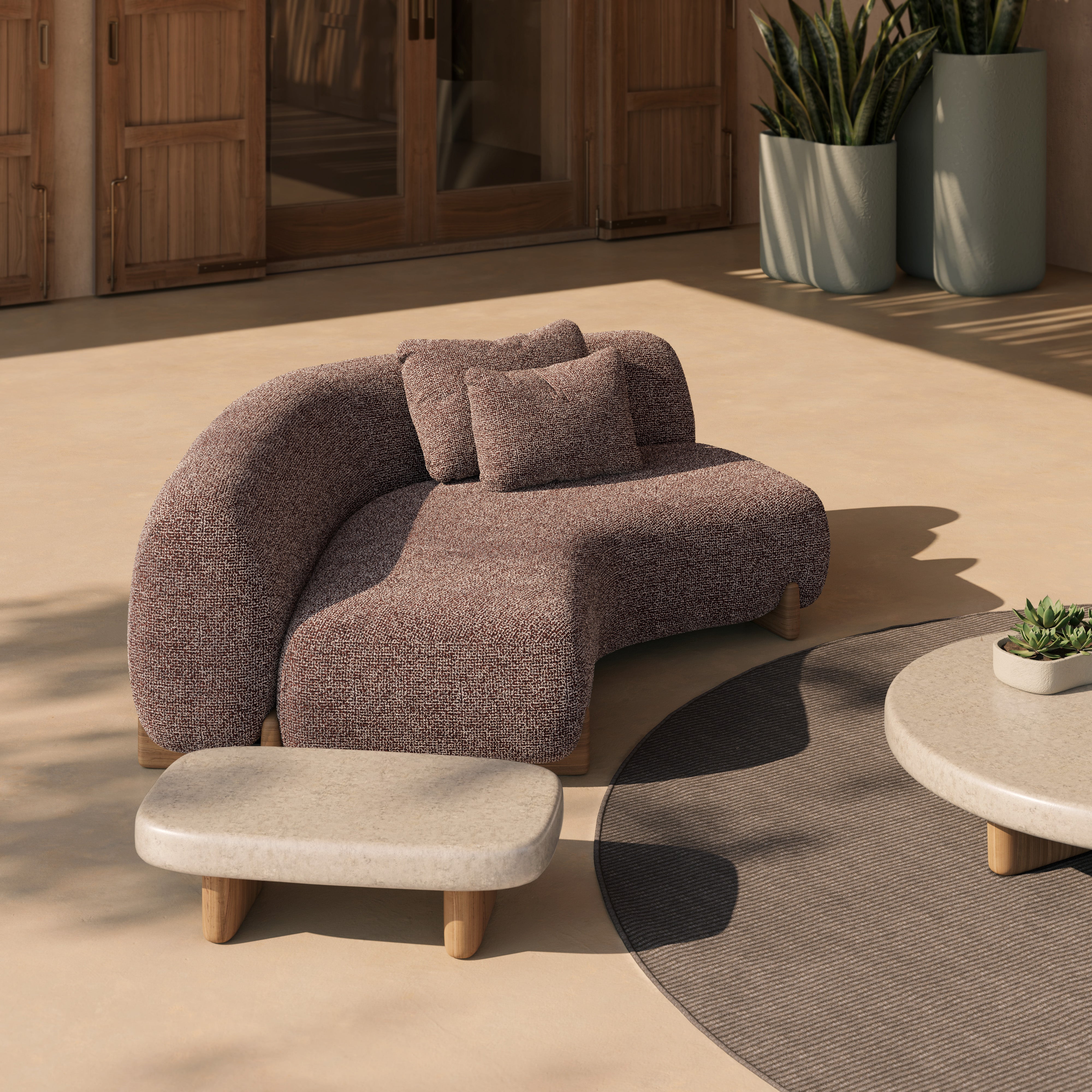 Milos Coffee Table Square 80 x 80 x 24