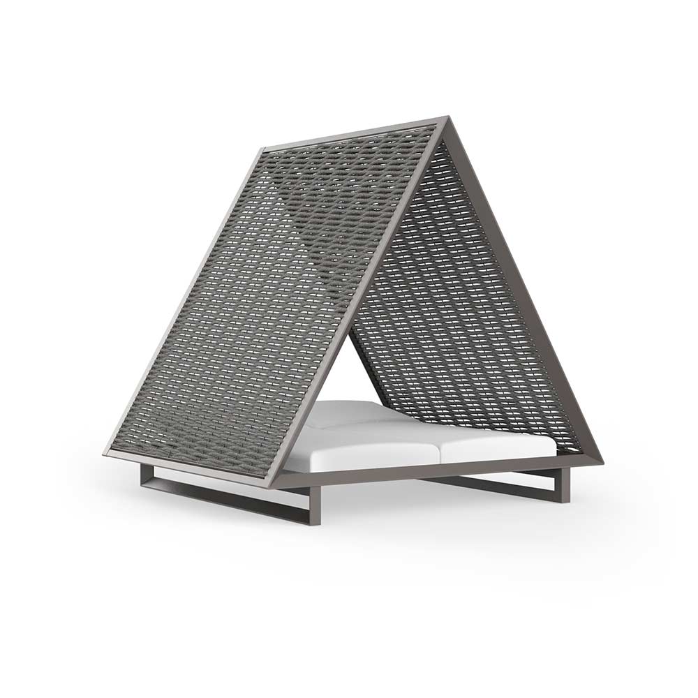 Vineyard Daybed Woven Rope Roof