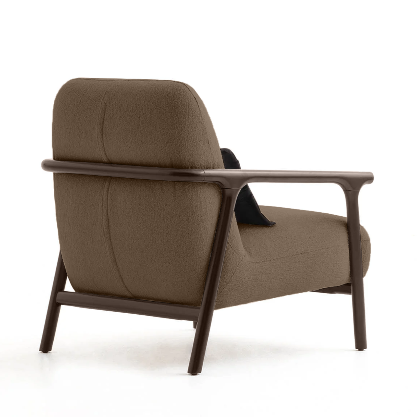 Armchair Boboil Brown & Walnut