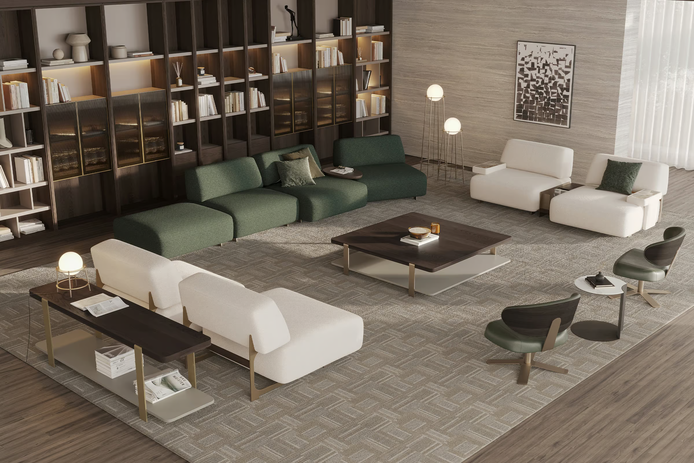 Coffee Table Hector Middle 140x138cm