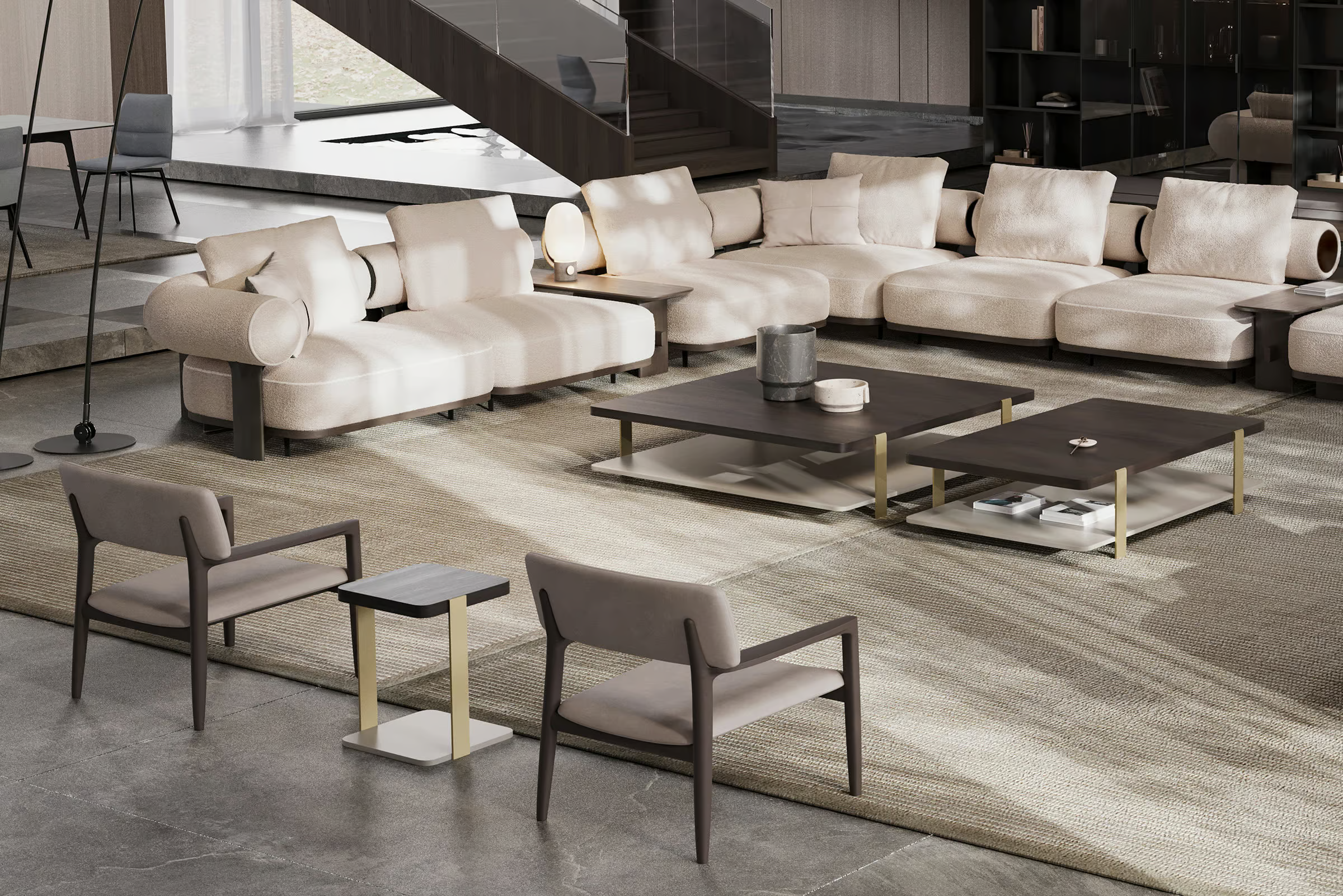 Coffee Table Hector Middle 140x138cm