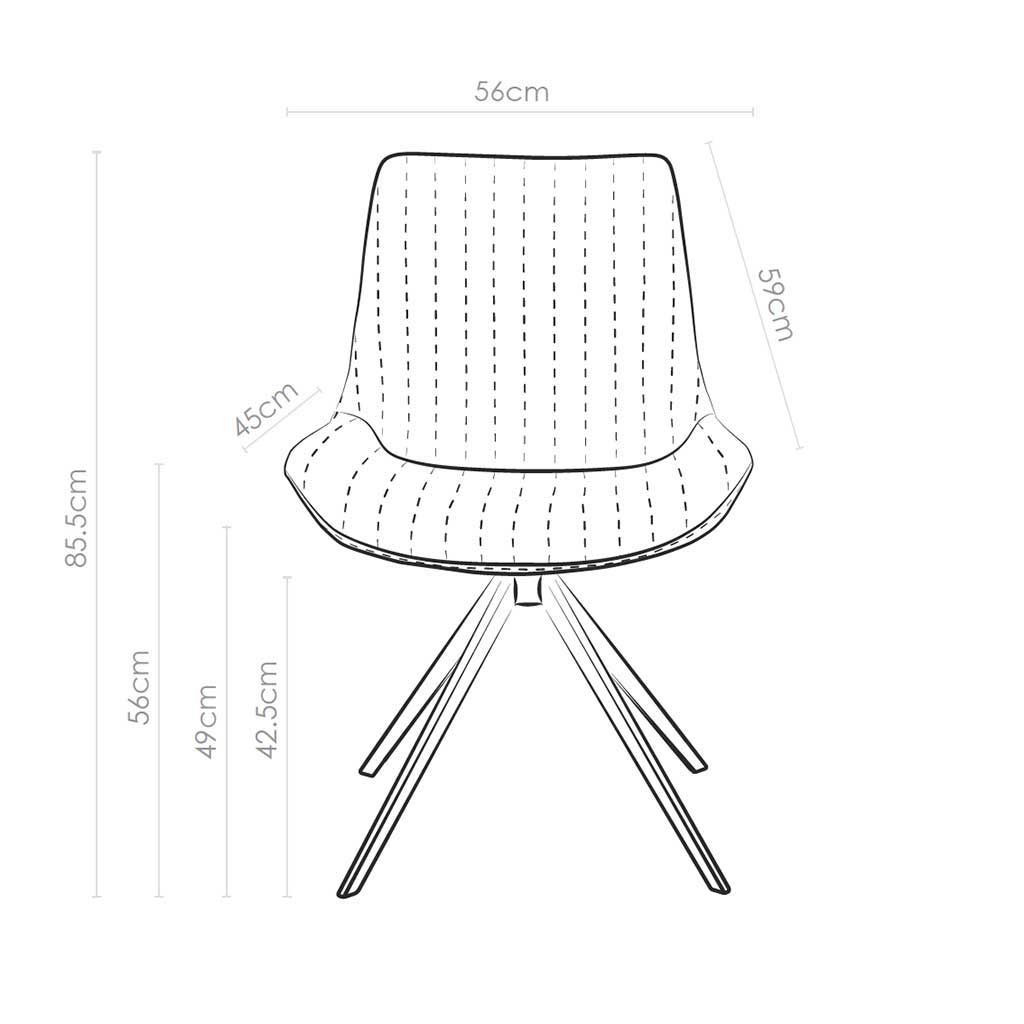 Chair Celine - Brown