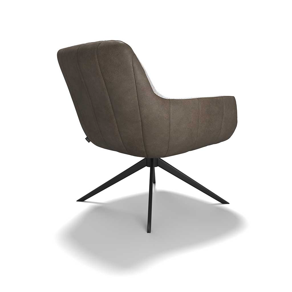 Armchair Ferrara Brown + Gray