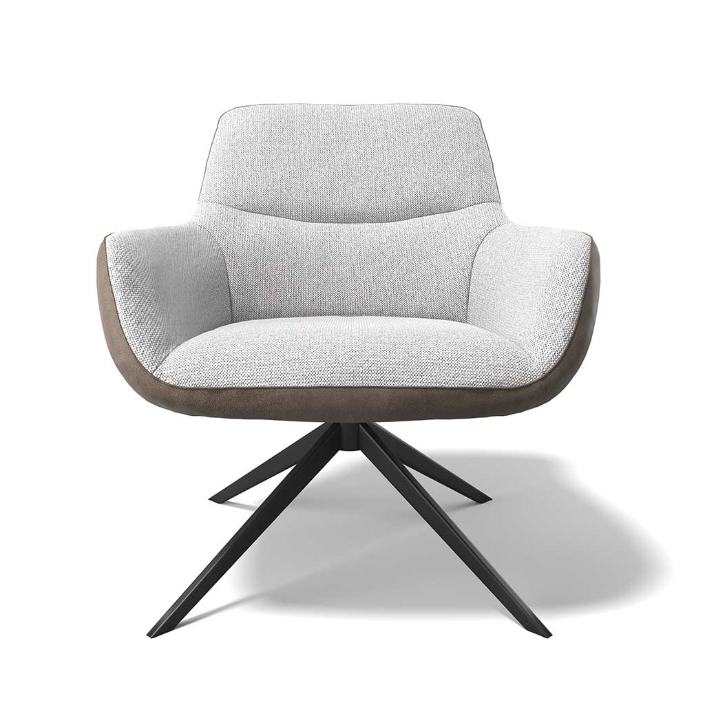 Armchair Ferrara Brown + Gray