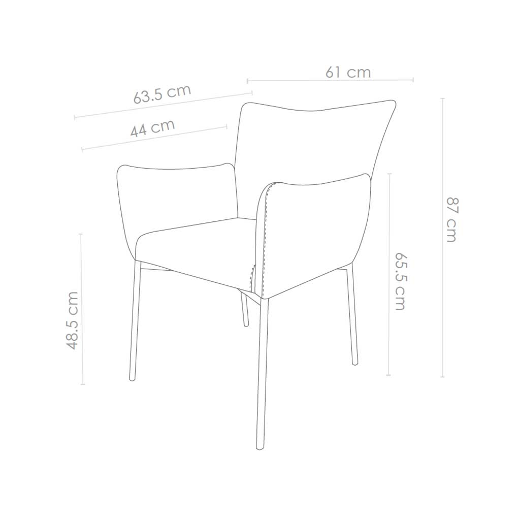 Chair Ancona - Gray