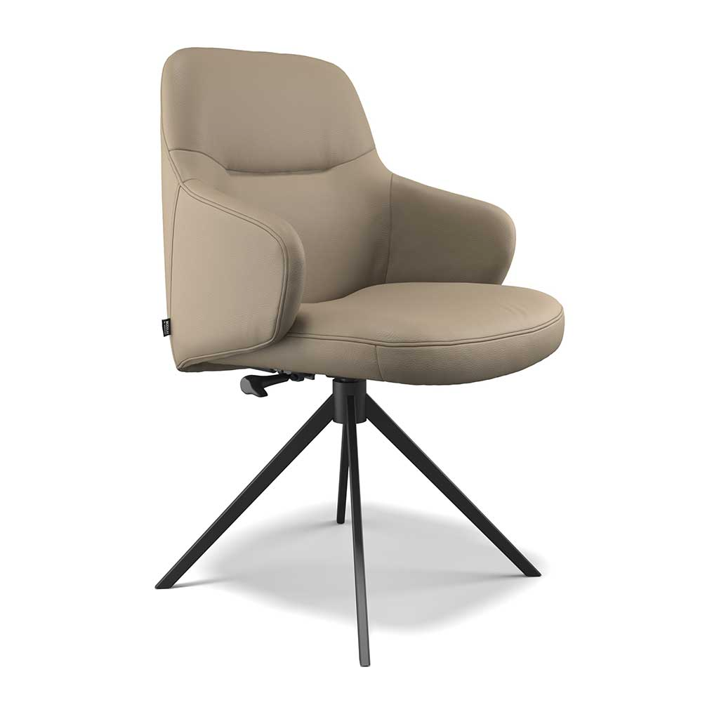 Chair Marilyn - Brown Leather