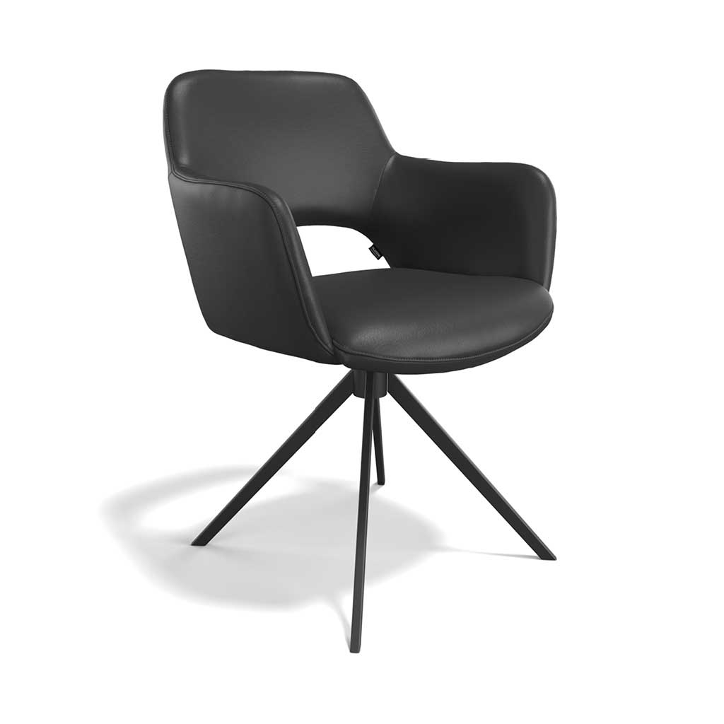 Chair Julien - Black Leather