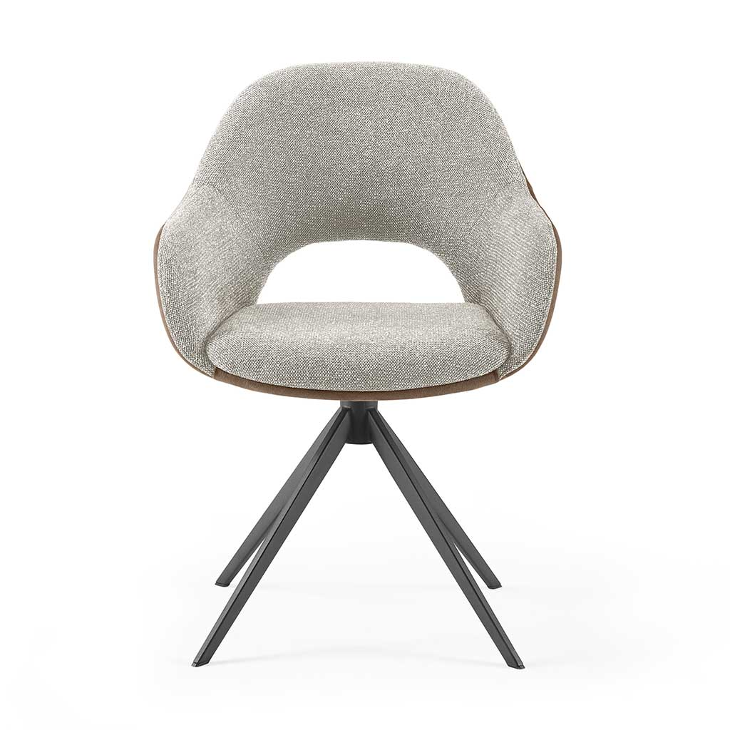 Chair Matera - Gray + Brown