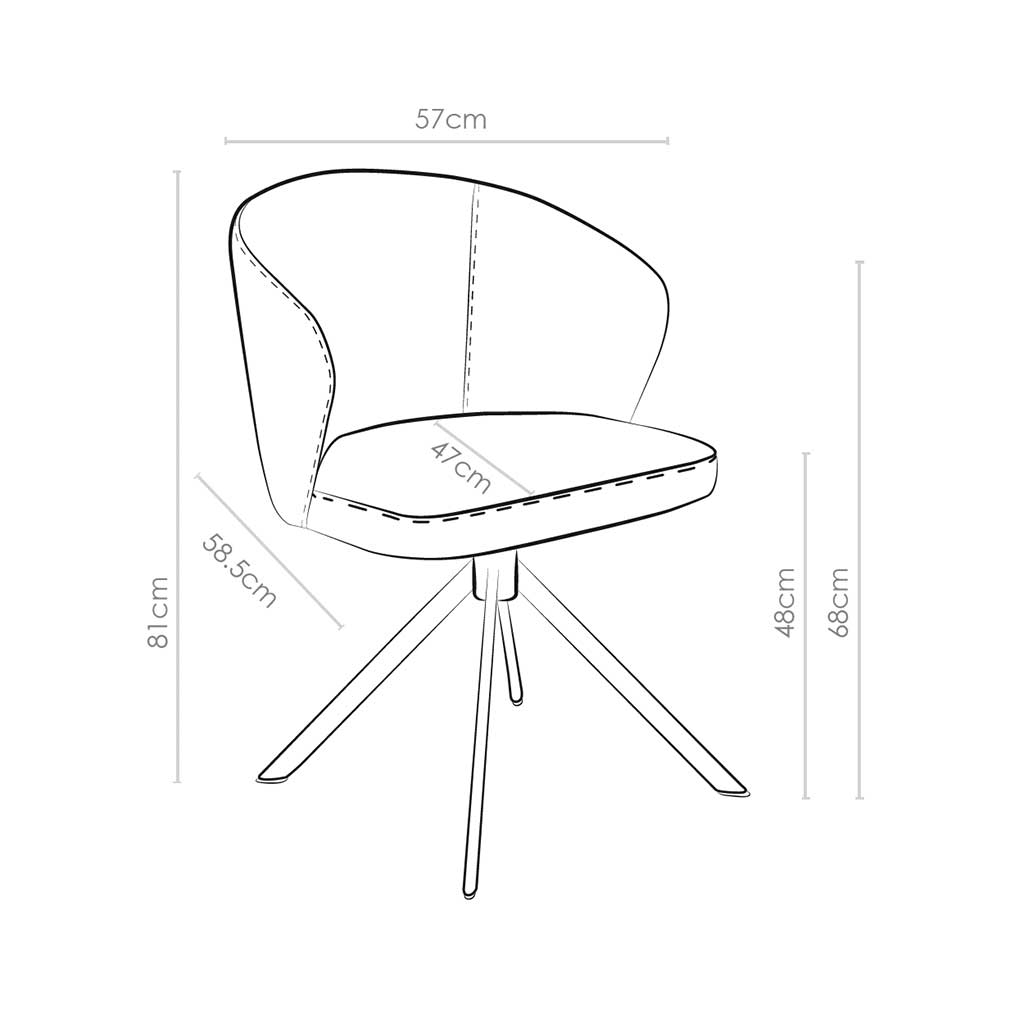Chair Lazio - Gray