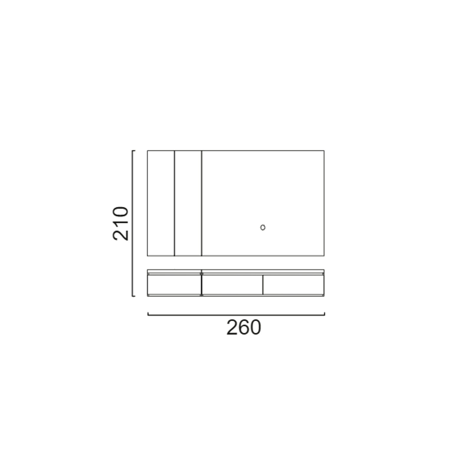 TV Unit Infinity (Aral) Option 4