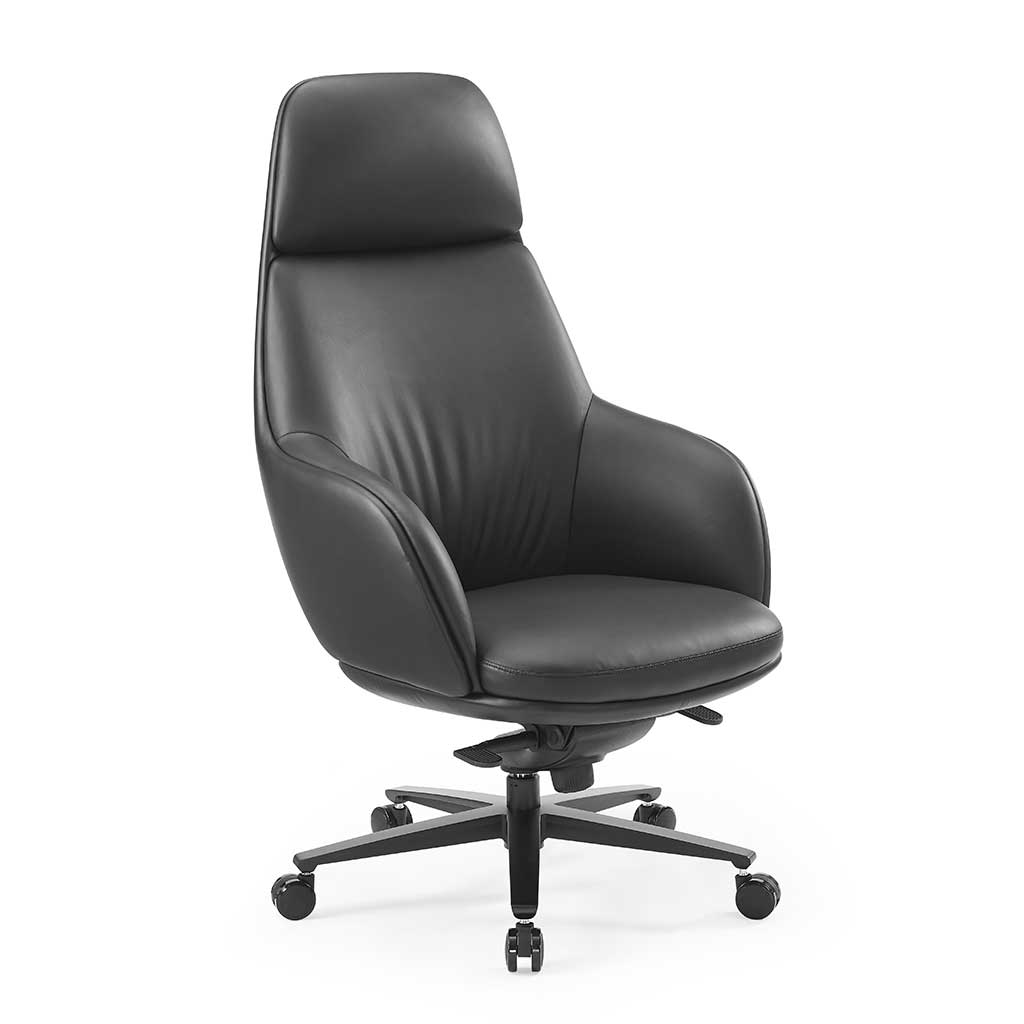 Kennedy Office Chair – Black Ergonomic Swivel Chair 73×118×52 cm