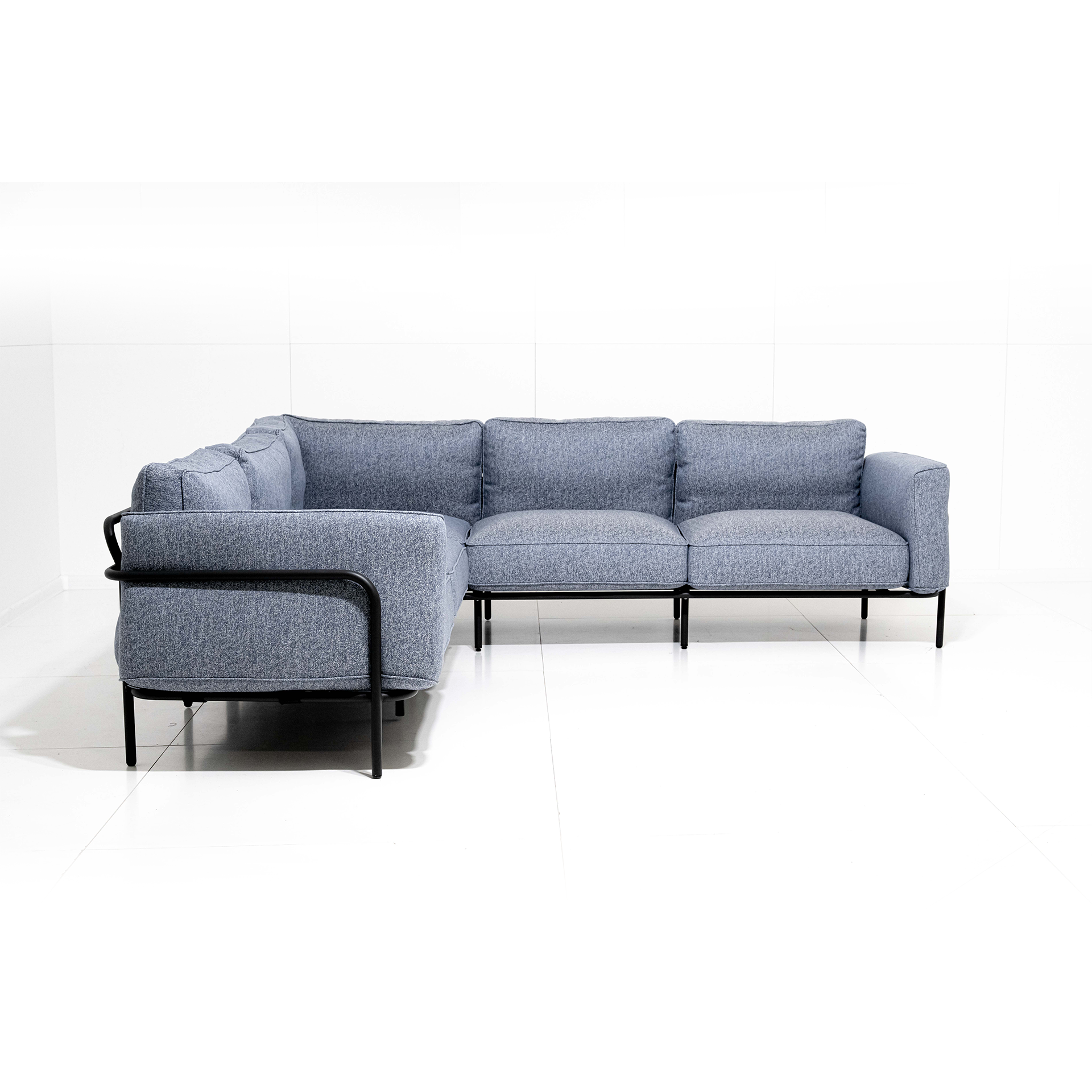 Outdoor Sofa Melan - Blue 247x247x76cm
