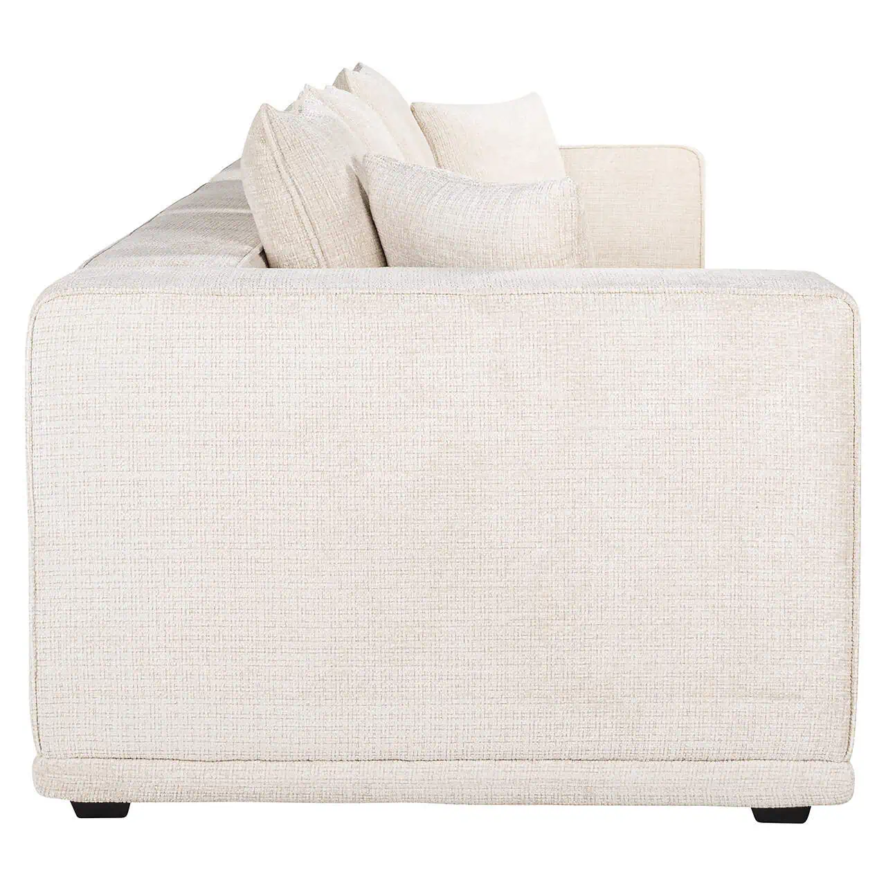 Sofa Lusso 3-seater Beige Chenille