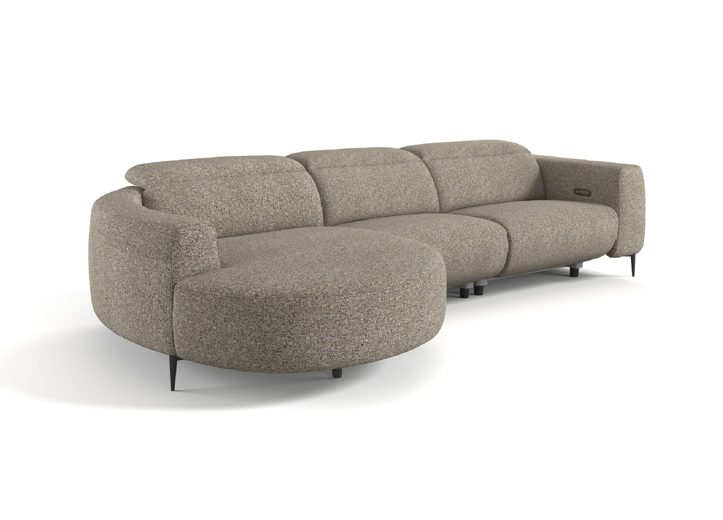 Sofa Maximus - Taupe - Lounge Left 322x176cm
