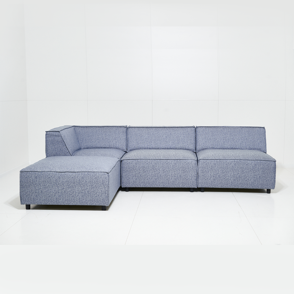 Outdoor Sofa Soleia - Blue 258x174x70cm