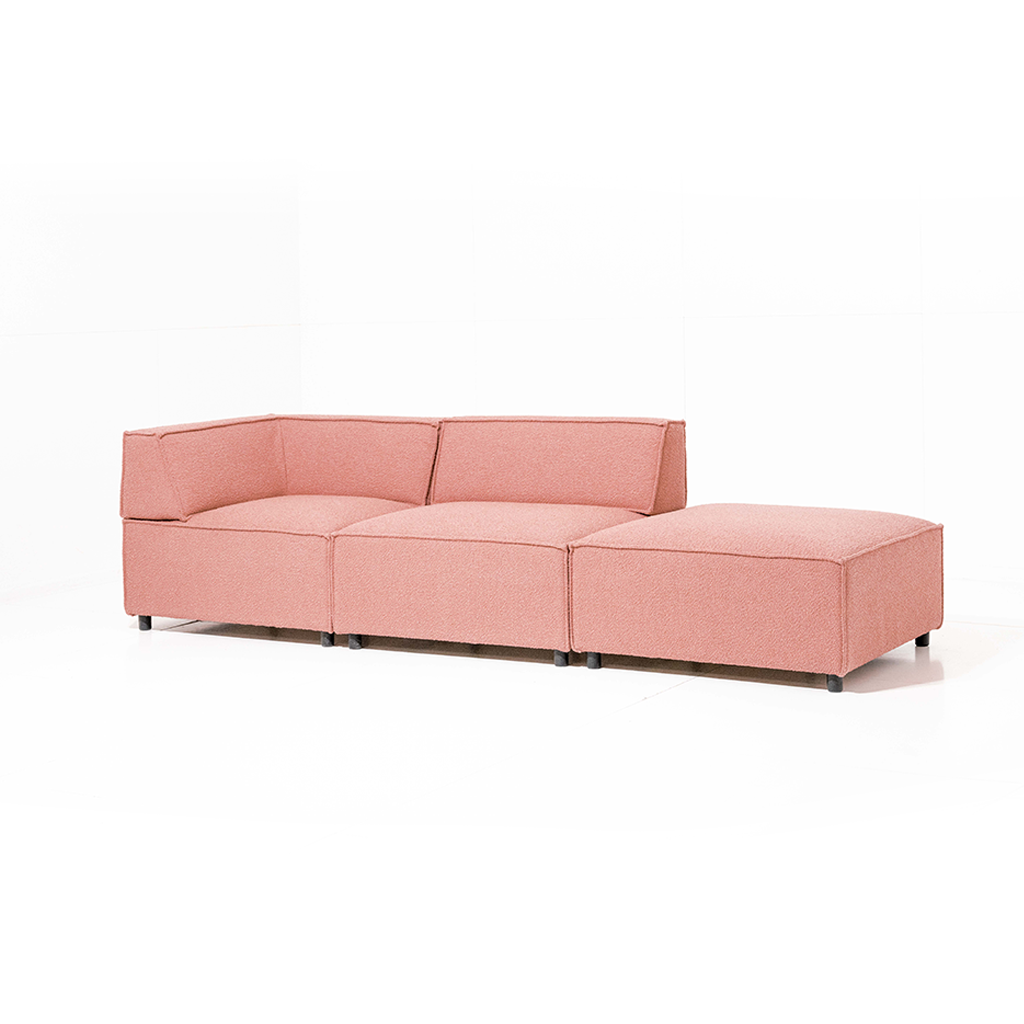 Outdoor Sofa Soleia - Pink 260x87x70cm