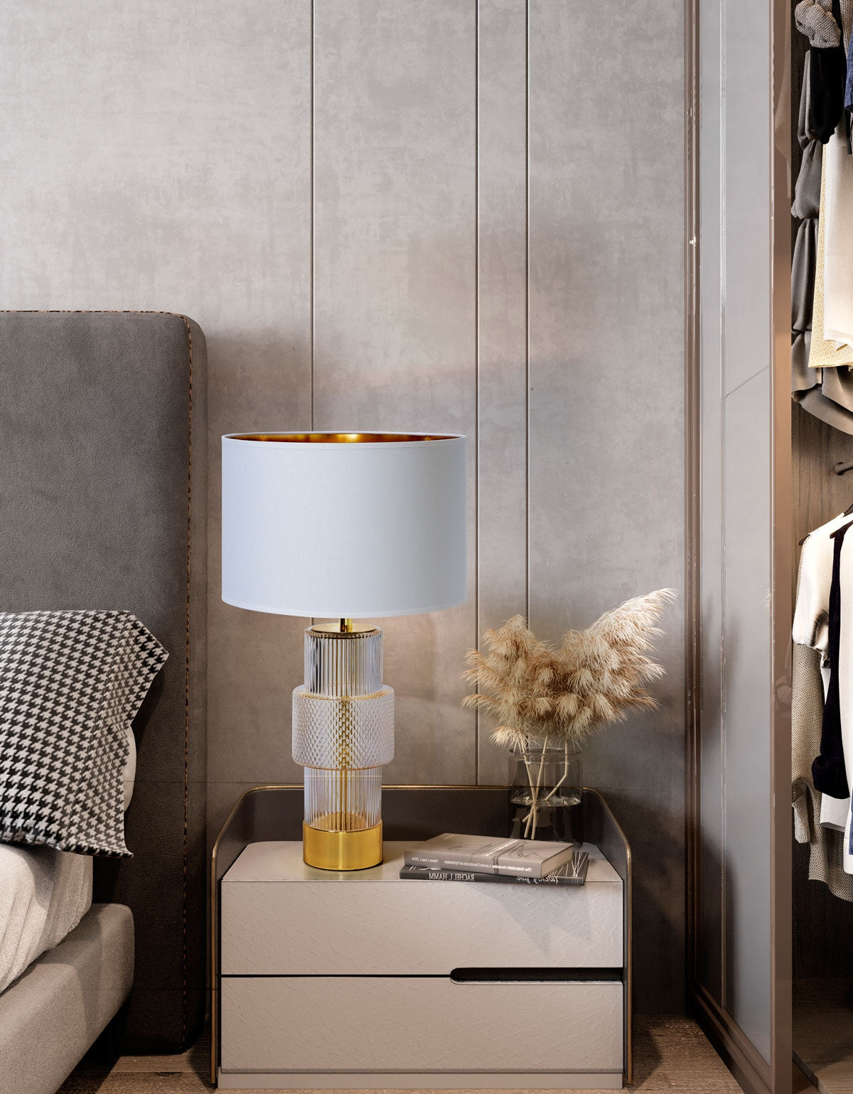 Table Lamp - Line Bast Clear