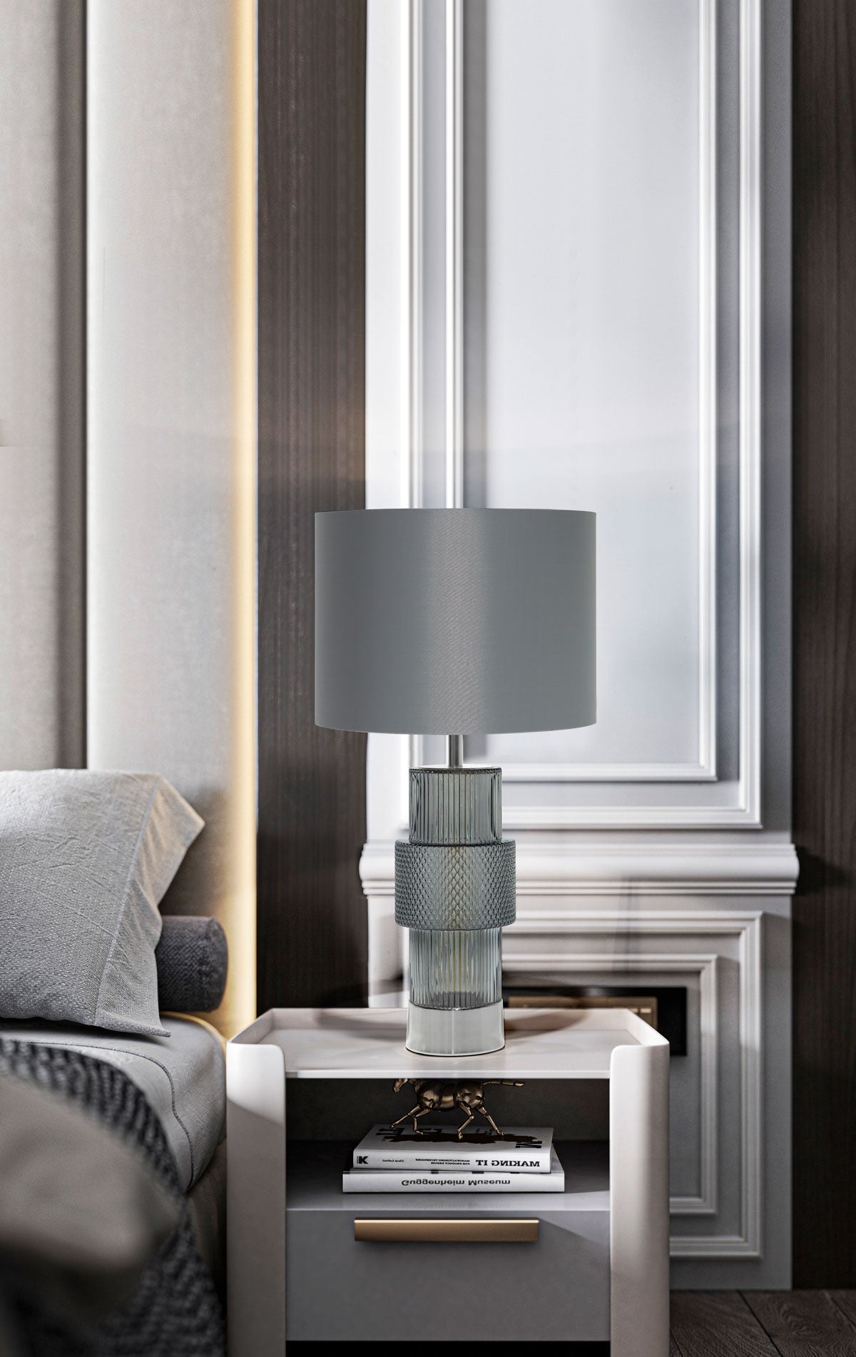 Table Lamp - Linha Bast Smoky